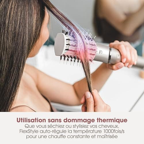 Shark styler à air chaud Coiffeur-séche multi-styles à air chaud avec boucleurs auto-enroulants, brosses et concentrateur,Sans dommage dû à la chaleur, coiffage polyvalent, pour tous types de cheveux thumbnail 4