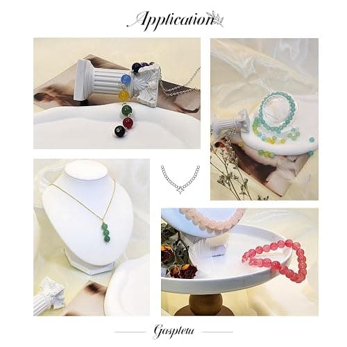 1200PCS 8mm Glass Beads for Jewelry Making, 24 Colors Crystal Beads Bracelets Making Kit, 2 Box Round Beads Suitable for Beginners thumbnail 4