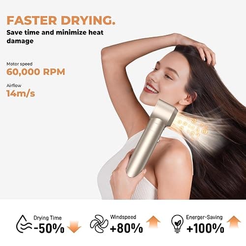 5 in 1 Hair Dryer Brush Set,Professional Negative Ionic Hot Air Styler, Air Curling Wrap Styler,Detachable Blow Dryer Brush With Auto Wrap Curlers,Hair Styling Tools For Straight/Curl/Drying/Smoothing thumbnail 5