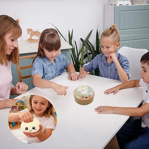 Dumpling Squishies Toy, Giant Glitter Dumpling, Colorful Dumplings Stress Balls Fidget Sensory Toy,Squeeze Dough Ball Stress Relief Hand Toys With Steamer (Color H) thumbnail 3
