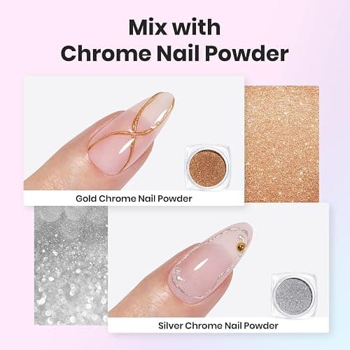 Beetles 3D Gel Nail Art Kit-Crystal Orb 3D Nail Art Clear 1 oz 5 in 1 Non-Sticky Hand Sculpting Building for Beginner DIY Salon at Home,Clear Solid Builder Nail Gel, UV & LED Lamp Cured Needed thumbnail 5