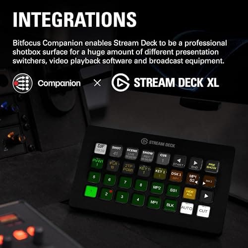 Elgato Stream Deck XL – Advanced Studio Controller, 32 macro keys, trigger actions in apps and software like OBS, Twitch, ​YouTube and more, works with Mac and PC thumbnail 5