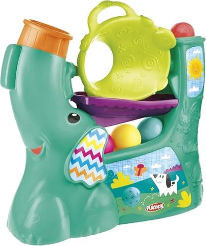 Playskool Chase 'N Go Ball Popper Toy for Active Babies and Toddlers with 4 Colorful Balls For Boys Girls and Kids Ages 9, 10, 11, 12 Months and Up - Image 1