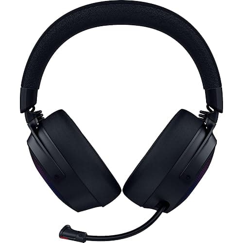 Razer Kraken V4 Pro Wireless Gaming Headset: OLED Control Hub - HD Haptics - 2.4GHz Wireless - Bluetooth - USB - 3.5 mm - Super Wideband Mic - For PC, Mac, PS5, Nintendo Switch, Steam Deck, Smartphone thumbnail 13