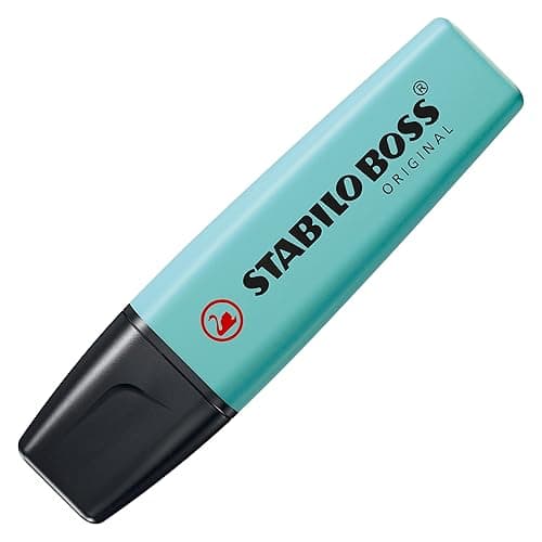 STABILO BOSS ORIGINAL Pastel - Highlighter - Pack of 6 - Milky Yellow, Creamy Peach, Pink Blush, Lilac Haze, Hint of Mint, Touch of Turquoise thumbnail 4