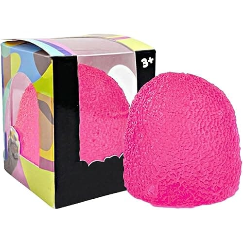 Gumdrop Squishy Toys, Super Solid Strees Ball Sensory Fidget Toys for Anxiety Relief, Squeeze&Relax Slow Rising Gum Drop Squishy Desk Toys, Teens & Adults Gifts Party Favors(A-Pink) - Image 1