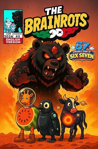 THE BRAINROTS #5 - Issue Five - The comic of the Italian Brainrot characters [English Version]: 3 Comic Stories in Italian [First appearance of 67 “Six Seven”] - Image 1
