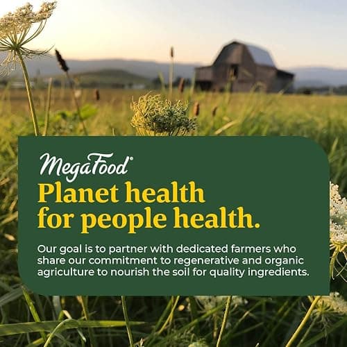 MegaFood Blood Builder Iron Supplement for Women & Men - Increase Iron Levels Without Side Effects - Combats Fatigue - with Vitamin B12, Folic Acid & Vitamin C for Absorption - Vegan - 180 Tablets thumbnail 8