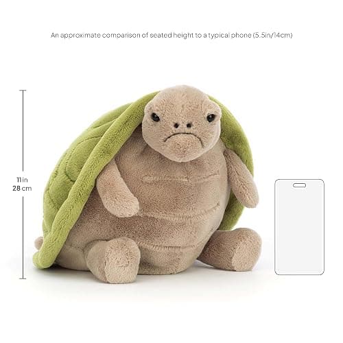 Jellycat Timmy Turtle Stuffed Animal, 11 inches - Reptile Plush Toy - Classic Children's Gift thumbnail 2