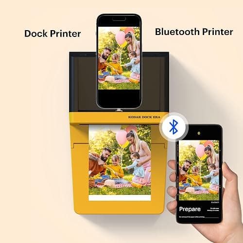 KODAK Dock ERA Plus 4PASS Instant Photo Printer, 4x6 inches, 90 Sheets Bundle thumbnail 3