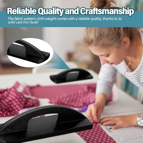 Zonon Pattern Weight Heavy Duty Cast Iron Fabric Cloth Sewing Weights for Sewing Cutting Accessories(1 Pcs) thumbnail 5