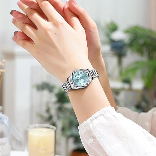NIBOSI Watches for Women Analog Quartz Waterproof Ladies Wrist Watches with Date Dainty Fashion Luxury Stainless Steel Watch for Small Wrists Female Elegant Dress Women's Watch thumbnail 7