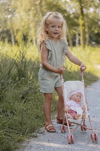 Little Dutch Babypuppe Puppe Lily 6-teiliges-Set (Puppenkleidung, Schnuller und Trinkflasche) Blaue Augen und Weichkörper - 36 cm - ab 18 Monaten thumbnail 7