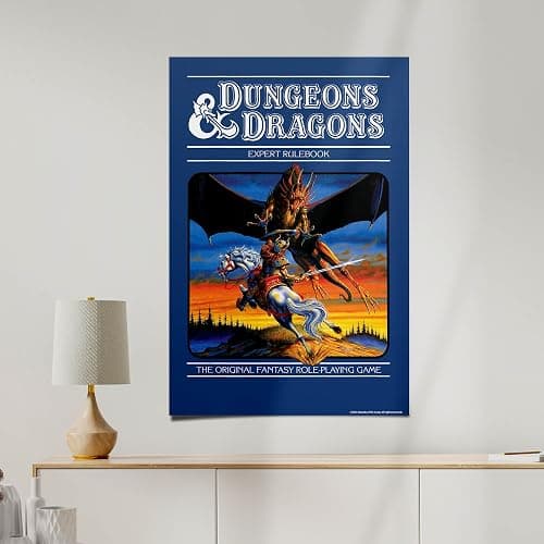 Desert Cactus Dungeons & Dragons Poster 11 x 17 Inch Room Office Décor Decoration Official Fan Gear (11x17 inch,Design F, Paper) thumbnail 4