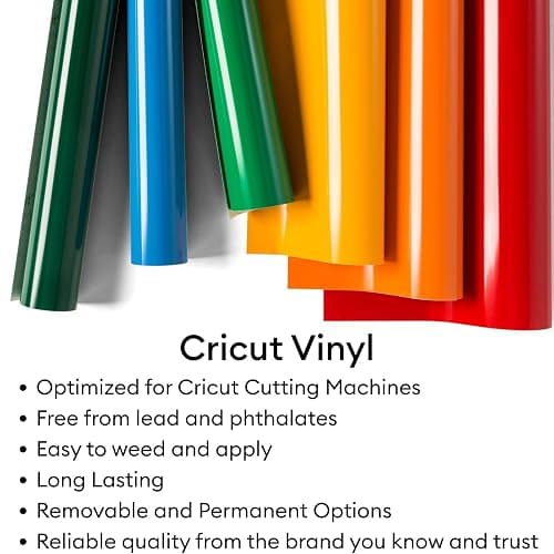 Cricut Explore 4 Machine with Vinyl and Iron-On Bundle - Beginner Friendly Craft Cutting Machine with Essential Materials, HTV and Adhesive Vinyl Variety Pack- DIY Decor Projects, Apparel and Decals thumbnail 5