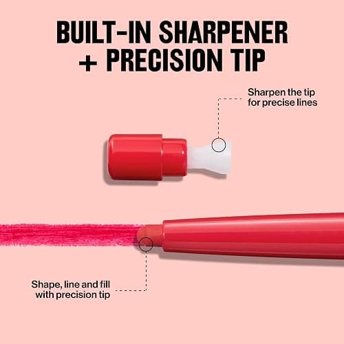 Revlon Colorstay Lip Liner Makeup with Built-in-Sharpener, Longwear Rich Colors, Smooth Application, 645 Chocolate, 0.01 oz thumbnail 5