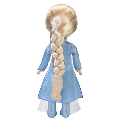 Disney Princesse - Poupée 38cm Elsa La Reine des Neiges - Licence Officielle Disney - Collection Mon Amie Princesse - avec Robe de Voyage et Accessoires - Cadeau Magique - Cadeau Enfants Dès 3 Ans thumbnail 7