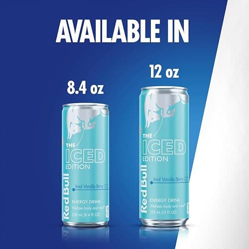 Red Bull Iced Vanilla Berry Energy Drink, 8.4 Fl Oz, Pack of 24 Cans (6 packs of 4) thumbnail 6