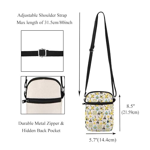 CMNIM Bill Crossbody Bag G Falls Cartoon Gifts for Bill Fans Cartoon Character Adjustable Strap Bag thumbnail 4