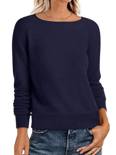 ANRABESS Womens Long Sleeve Rolled Neck Casual Soft Lightweight Basic Pullover Sweater Top 2025 Fall Shirt Work Outfits - Image 1