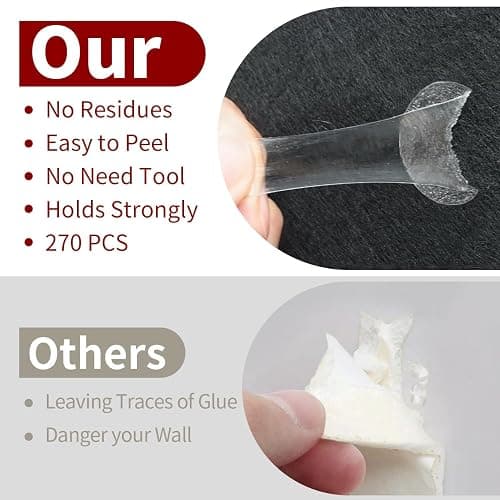 Focusound 52 Pack Acoustic Foam Panels 1" x 12" x 12" Sound Proof Foam Panles Soundproofing Noise Cancelling Wedge Panels for Home Office Recoding Studio with 300PCS Double-Side Adhesive thumbnail 2