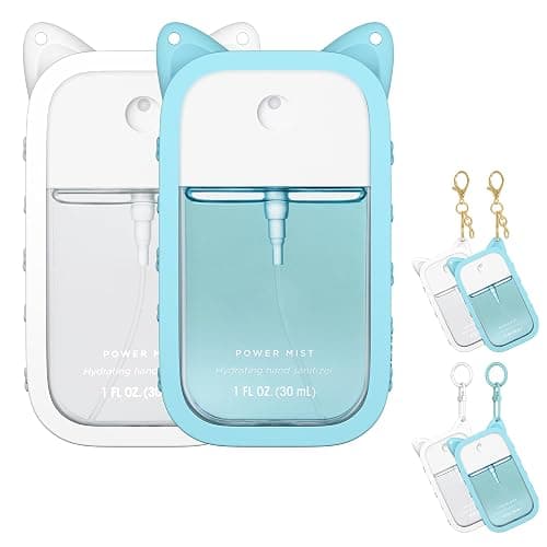 Sonnorel Silicone Case Compatible with Touchland Hand Sanitizer Spray (Fit for 1 FL OZ/30 mL Ver), Portable keychain - Image 1
