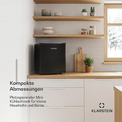 Klarstein Mini Kühlschrank für Zimmer, 30L Mini-Kühlschrank für Getränke, Snacks & Kosmetik, Kleine Minibar, Klein & Leise, Kleiner Skincare Zimmer & Büro 5-15°C thumbnail 4
