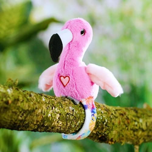 Happy Yappers: Birds 2 Pack - Toucan & Flamingo - Slap Bracelet Interactive Plush Toy Birds, They Chat-Sing-Mimic Each Other, Flap Wings, Kids 3+ thumbnail 6
