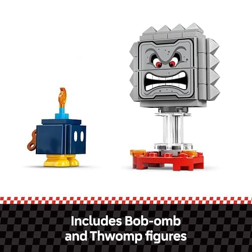 LEGO Mario Kart – Interactive Mario & Standard Kart - Toy Race Course with a Car, 3 Figures, a Podium & Barriers - Gamer Gift for 7+ Year Old Boys & Girls - 72043 thumbnail 8