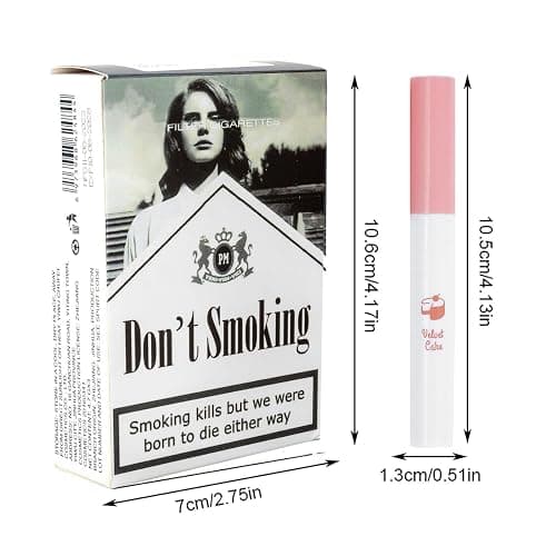 ROTORS 10 Colors Matte Lipstick Cigarettes Set,Red Matte Lipstick Lip Tint Stain Set,Waterproof Long Lasting Lipsticks 24 hours,Gifts for Girl Women Birthday Party(D-10pc) thumbnail 2