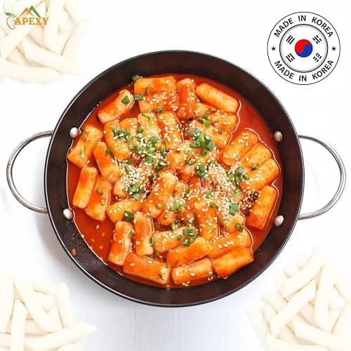 Apexy Korean Rice Cake Tteokbokkik Rice Cake, Chewy Tteok, Authentic Korean Street Food Snack, Perfect with Cheese and Ramen Noodles, No MSG, No Corn Syrup, Vegan and Gluten Free, Non-GMO 21.16 oz thumbnail 3