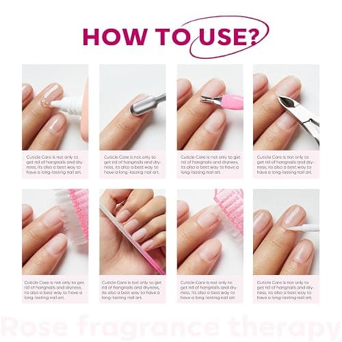 Modelones Cuticle Remover Kit - Cuticle Remover Cream & Cuticle Oil, Cuticle Care Kit w/Cuticle Trimmer Cuticle Pusher & Cuticle Nipper for DIY Nail Manicure, Removedor de Cuticula for Nail Care thumbnail 7