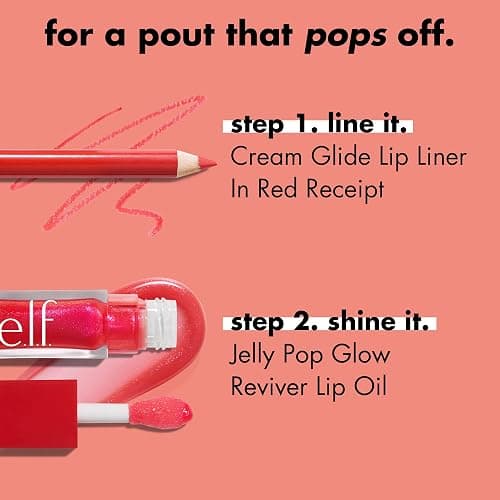 e.l.f. Jelly Pop Glow Reviver Lip Oil, Limited Edition Nourishing Formula Creates A Sheer, Ultra-Glossy Finish, Non-Sticky Feel, Vegan & Cruelty-Free thumbnail 4