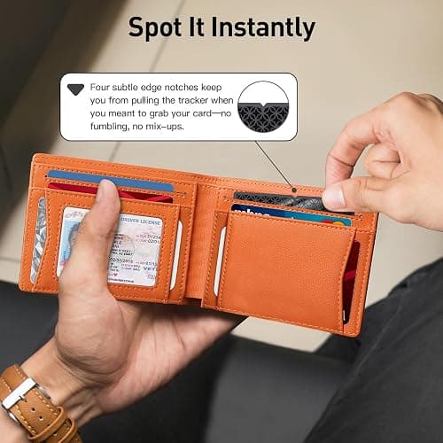 BFADEHA 2025 [Apple MFi Certified] (iOS Only) Bluetooth Tracker Smart Finder for Apple Find My iPhone Card Wallet GPS Tracker, 5-10 Years Battery, Keys Finder and Item Locator for Keys, Bags, Passport thumbnail 9
