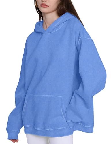 Dnzzs Acid Wash Hoodie for Womens Pullover Oversized Women's Fashion Hoodies & Sweatshirts Vintage Sweatshirt Heavyweight thumbnail 4
