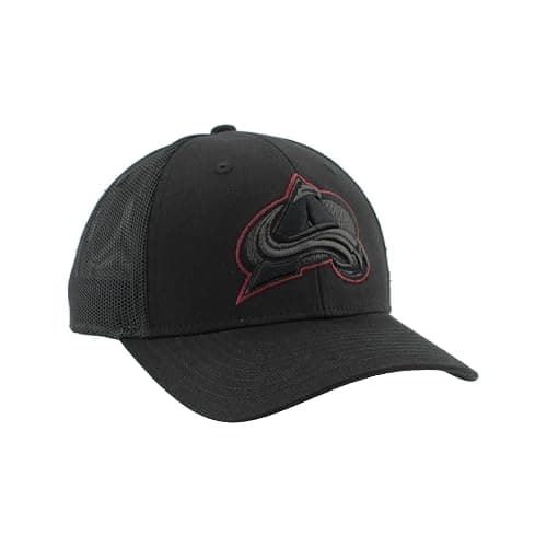ZHATS NHL Unisex-Adult NHL Officially Licensed Adjustable Snapback Hat Dakota Element Black thumbnail 5