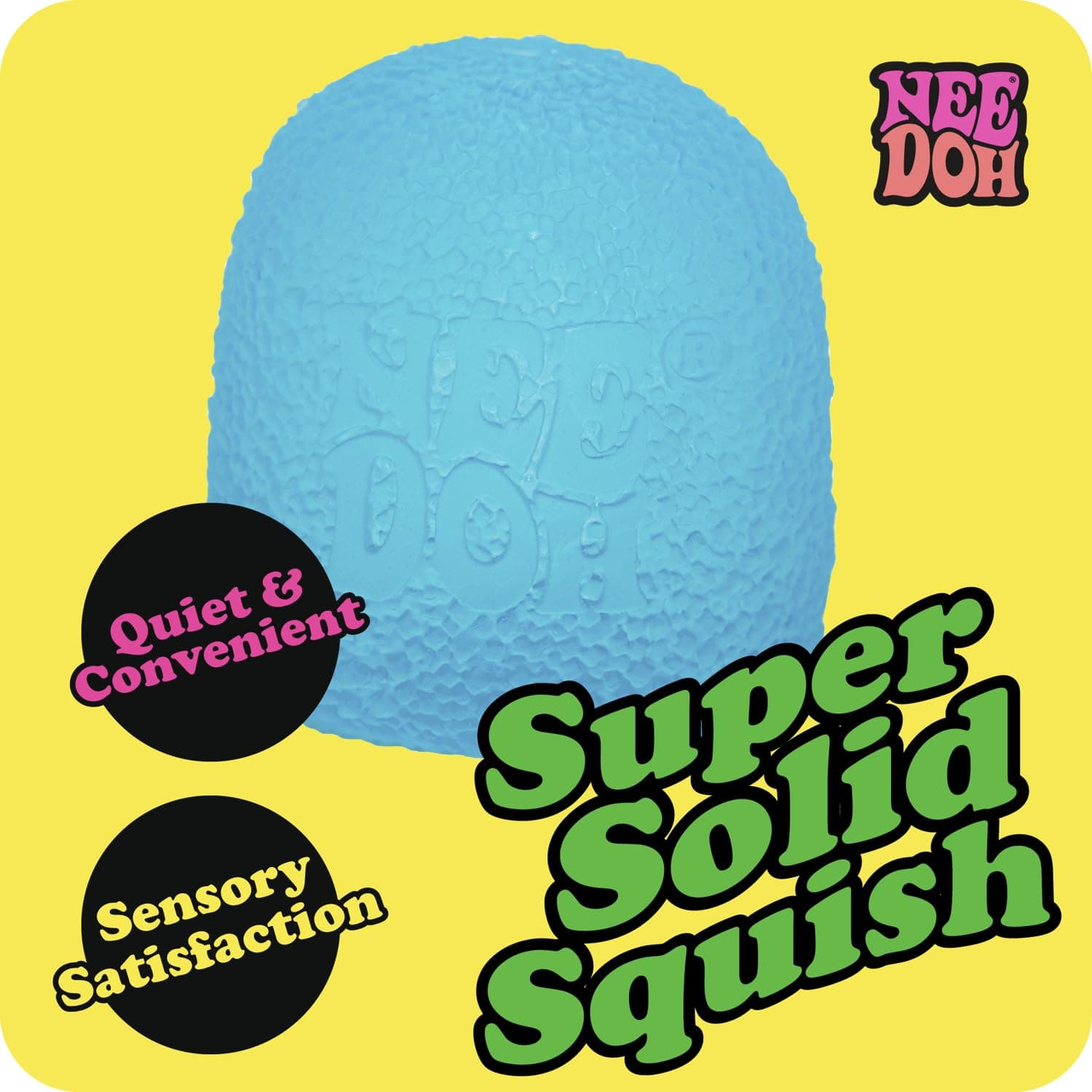 NeeDoh Gumdrop - Sensory Squishy Fidget Toy, Stress Relief, Soft & Stretchy, Translucent Texture, Returns to Shape, 4 Assorted Colours thumbnail 2