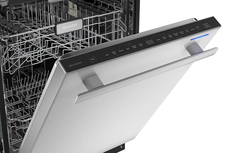 Sharp SDW6736MS 24-inch Stainless Steel Dishwasher, Third Rack, Library Quiet 47 dB, Power Wash Sprayer thumbnail 11