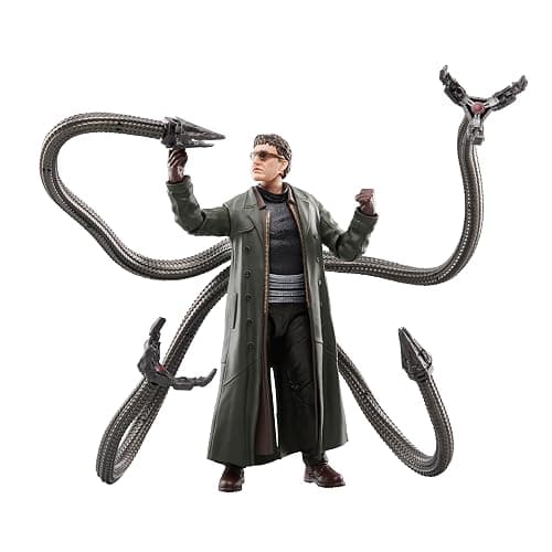Marvel Legends Series Doc Ock, Spider-Man: No Way Home Collectible, Deluxe 6-Inch Action Figure, 4 Accessories, Ages 4 and Up thumbnail 5