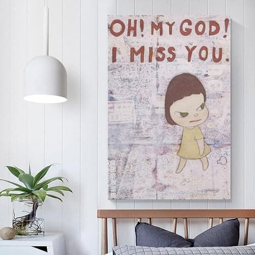 GSHLGAO Yoshitomo Nara Cartoon Girl Modern Wall Art Poster, 08x12inch(20x30cm), Living Room Decor thumbnail 5