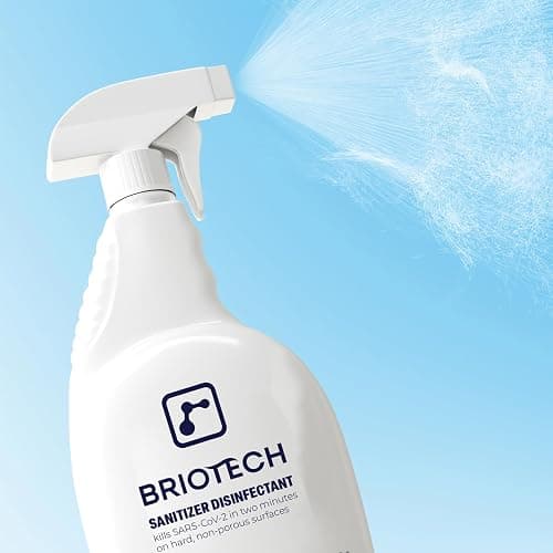 BRIOTECH Sanitizer Disinfectant Hypochlorous, Nursery, 1 Gallon Refill | Kill 99.99% of viruses, bacteria, control mold, eliminate odor, gentle for nursery, play rooms, food contact surfaces thumbnail 4