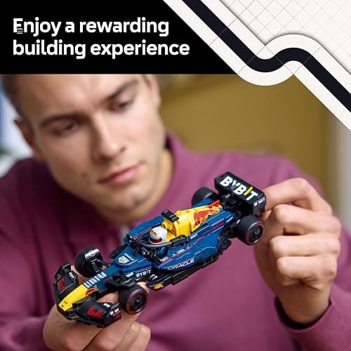 LEGO Speed Champions Oracle Red Bull Racing RB20 F1 Race Car Model Kits - Building Set for Adults, Ages 18+ with Realistic Features - Red Bull DIY Crafts for Display - Gift Idea for F1 Fans - 77243 thumbnail 3