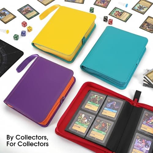 Forzarocket 324 Toploader Binder | 9-Pocket Zippered Ringless Album for TCG & Sports Cards | PU Leather Side-Load Storage thumbnail 6