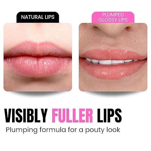 SYV MELLOR Glossy Lip Gloss for Women and Girls Hydrating Lip Shine Non Sticky Long Lasting Lip Plumper for Fuller Lips High Gloss Lip Glow Makeup Lip Gloss for Pouty Soft, Yum - Yum thumbnail 5
