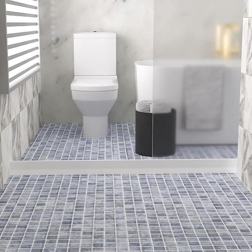 *BOUGHT* 3" High Shower Threshold Water Dam 74 IN Collapsible Shower Water Splash Guard for Curbless Shower Threshold Barrier Water Stopper for Wet and Dry Separation Bathroom and Kitchen (White) thumbnail 8