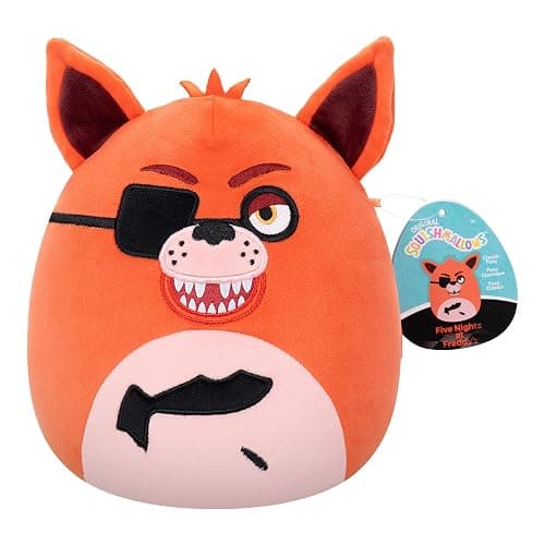 Squishmallows Original Five Nights at Freddy’s 8-Inch Classic Foxy | Collectable Cute Plush Toy, Cuddly Toys for Children, Soft Toys, Cute Teddies Suitable for Girls and Boys Ages 3 thumbnail 3