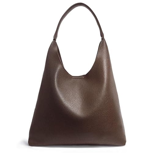 Hobo Bags for Women Soft Vegan Leather Shoulder Handbag Slouchy Tote Purses - Image 1
