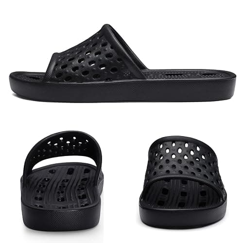 Litfun Shower Shoes for Women Non-Slip Quick Dry Shower Slippers Lightweight Pool Sandals with Drain Holes for College Dorm, Beach, Bathroom & Gym thumbnail 4
