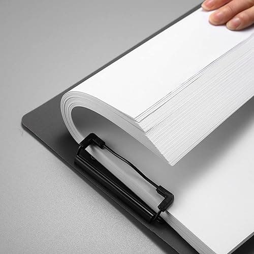 Clipboards (Set of 3) by Office Clipboard Folder, File Cover Folder Clipboard with Horizontal and Vertical Double Clips Metal Clip, Letter Size or A4 thumbnail 5