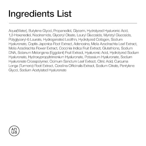 ANUA PDRN Hyaluronic Acid Capsule 100 Serum, Radiant Face Serum, Hyaluronic Acid, Hydration, Moisture Plumping effect, Natural color, Korean Skincare, 30ml/1.01fl.oz thumbnail 7